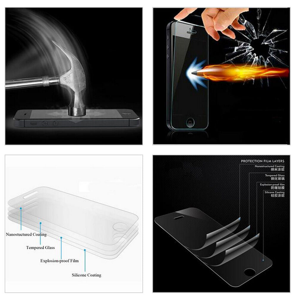 Tempered Glass Screen Protector Film Shield for LG G3 at Verizon VS985 x