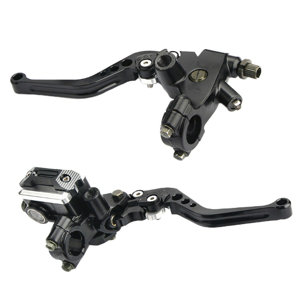 1 Pair 7/8" 22mm Motorcycle Brake Clutch Levers Left/Right Levers Universal