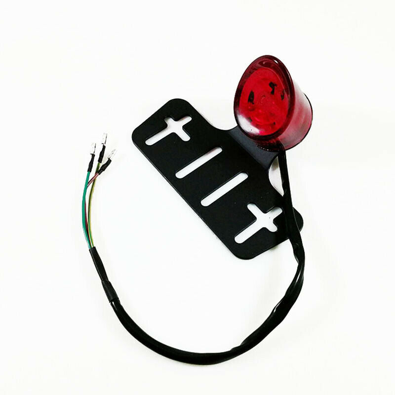 12V Motorcycle Bikes Retro Fender License Plate LED Brake Stop Rear Turn Light