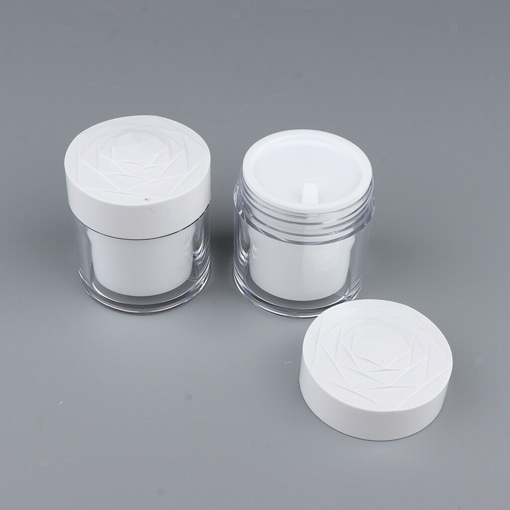 Environmental Plastic Bottle Makeup Jars W/ Lid And Inner Liner Cosmetic Pot -