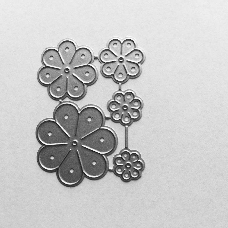 Flower Petals Metal Cutting Dies Stencil Scrapbooking DIY Album Stamp Paper Card