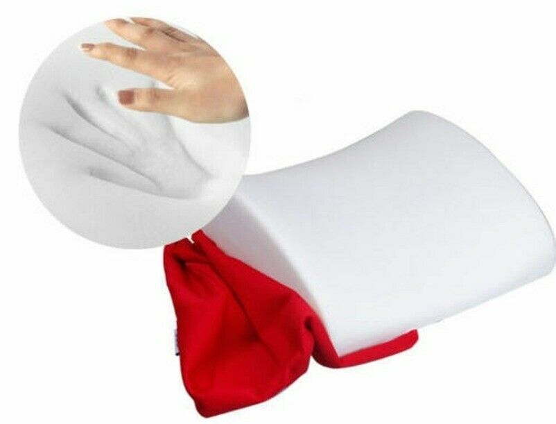 Lumbar Cushion Back Support Travel Pillow Memory Foam Car Seat Home Office Chair
