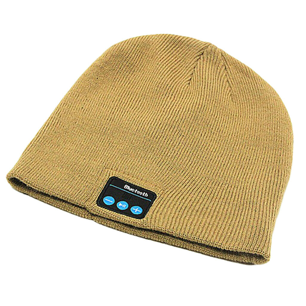 2x Headphones with Speaker, Knitted Music Beanie Hat, Stereo Headphones And