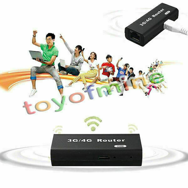 New Portable MiFi Wireless-N Mini 3G 4G WiFi Router Mobile PhoneTablet AP 150Mbp