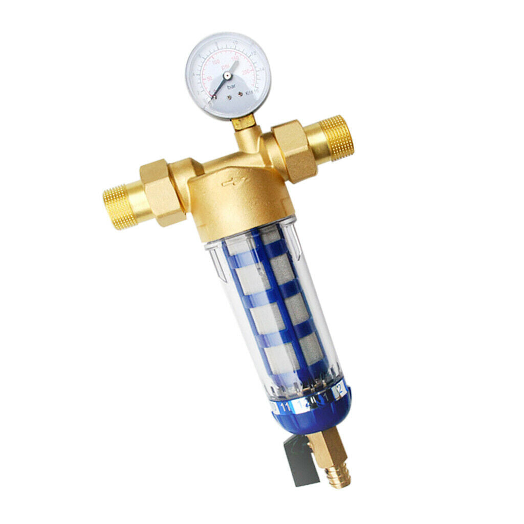 Home Water Pre-Filter System Spin Down Sediment Water Filter 0.5inch