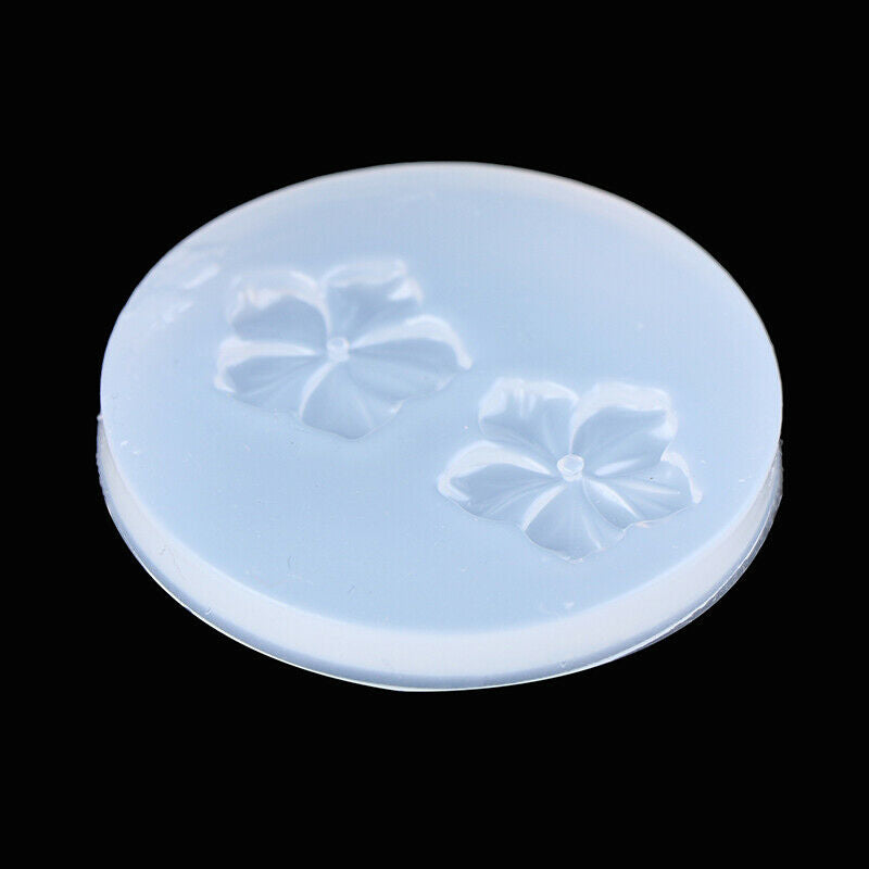 1Pc Mirror DIY Crystal Epoxy Mold UV Flower Handmade Pendant Hairpin Deco.l8
