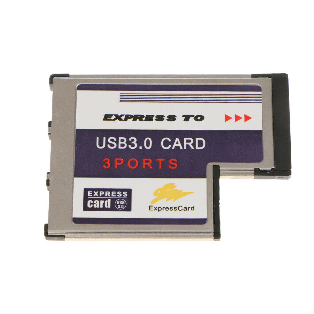 3 Port USB 3.0 USB3.0 to Expresscard Express Card Adapter Converter Chipset