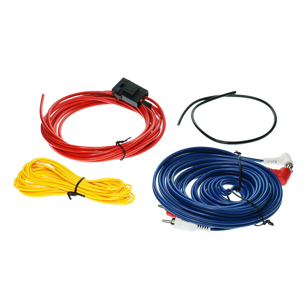 Pack of 4 Car Stereo Audio Subwoofer Amplifier Install AMP Wire Cable Kit