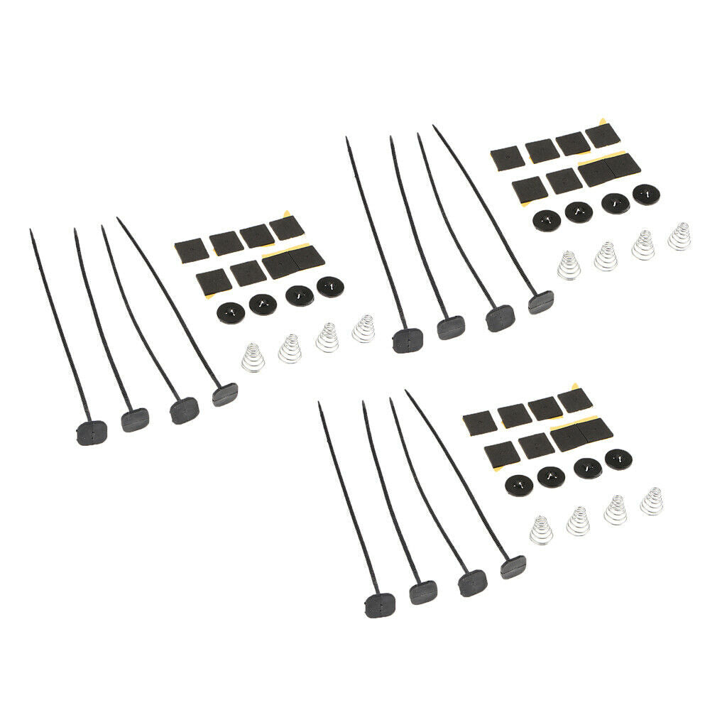 3 Set Plastic Universal Electric Cooling Fan Straps Brackets Mounting Kit
