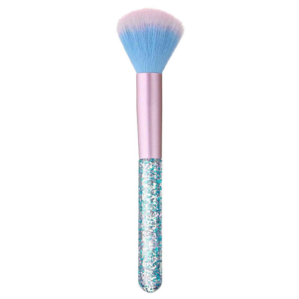 Acrylic Nail Art Dust Cleaner Brush Makeup Powder Remove Tool Sky Blue