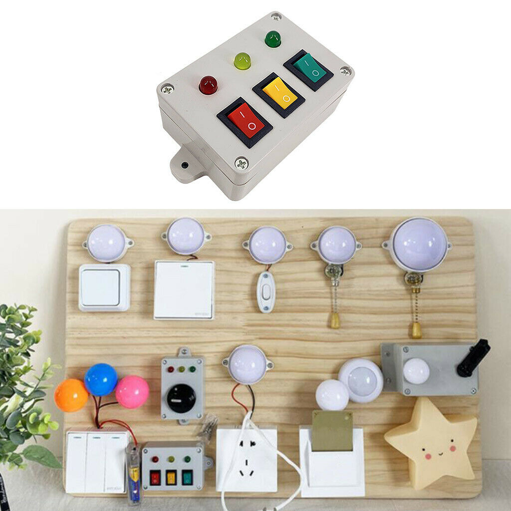 Traffic Light Stop Light With Switch Montessori Early Education Kids Toys