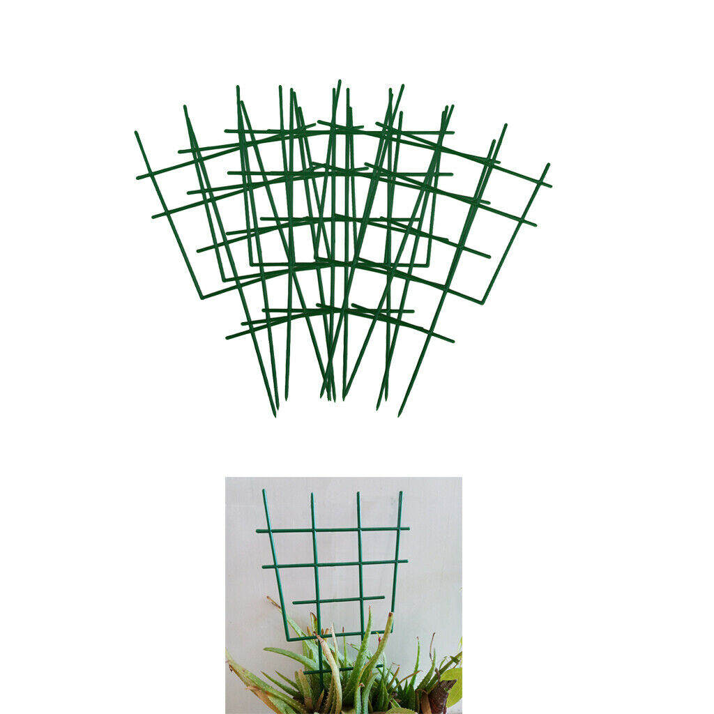 6x Garden Trellis For Mini Climbing Plant Shape Plant Pot Potted Support Vines
