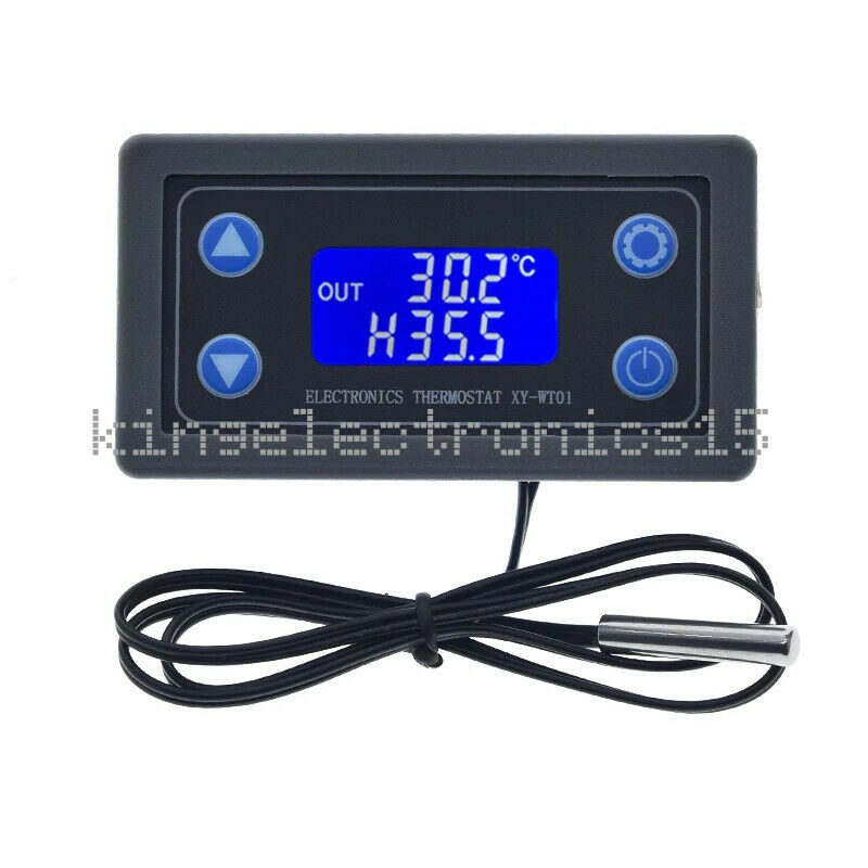 6-30V 10A Thermostat Digital Temperature Controller DThermal Thermocouple
