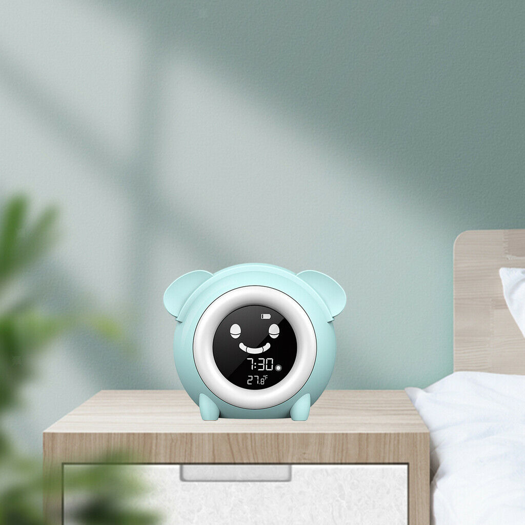 Kids Alarm Clock Digital Clock Night Light Snooze Function for Boys Girls