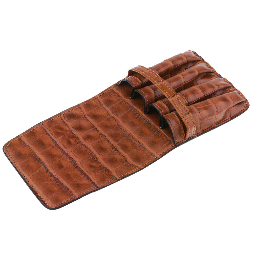 Pen Tray Leather Pen Pouch Large Capacity Pen Holder Pen Storage
