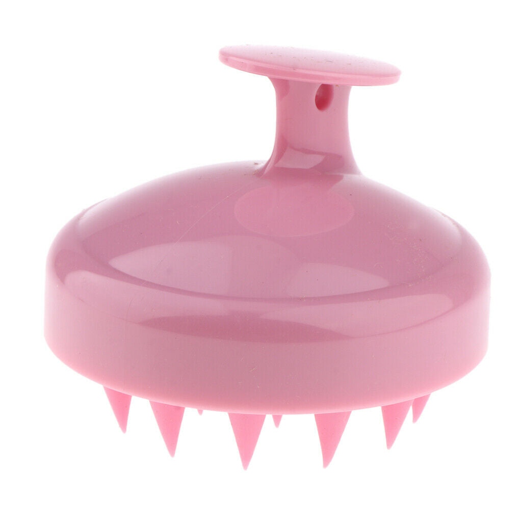 2Pcs Soft Scalp Massage Body Wash Scrubber Shampoo Brush For Deep Cleaning