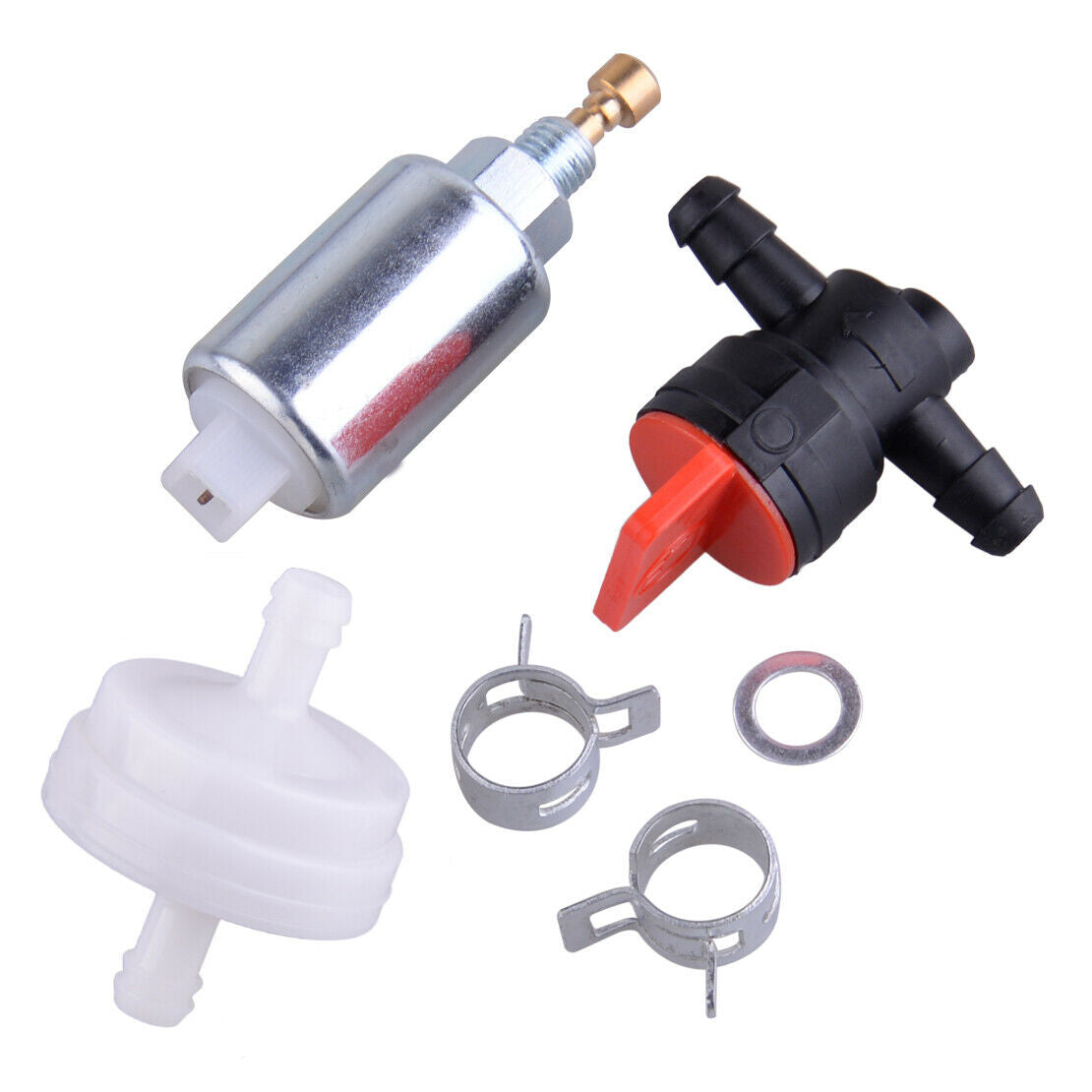 Carburetor Fuel Solenoid Filter Kit Fit for Briggs & Stratton 794572 498027 An