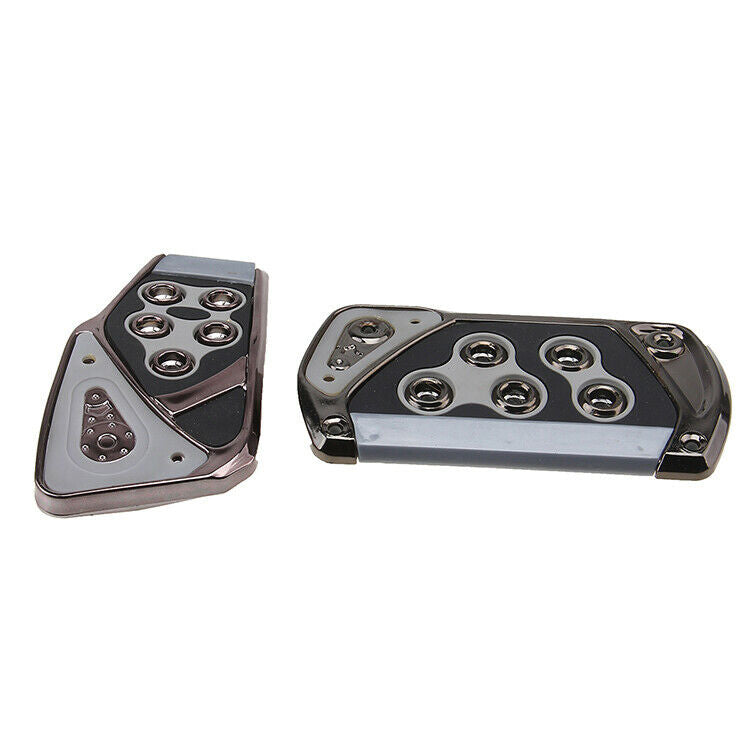 2X Universal Non-Slip Automatic Gas Brake Foot Pedal Pad Cover Auto Accessories