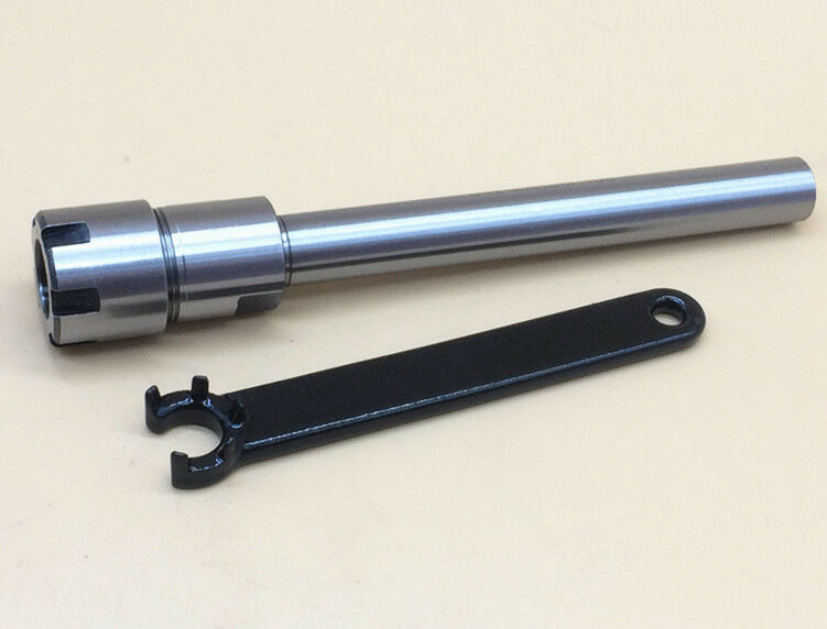 C12 ER16M 100L Collet Chuck Holder Straight Shank + Wrench for CNC Milling [M1]