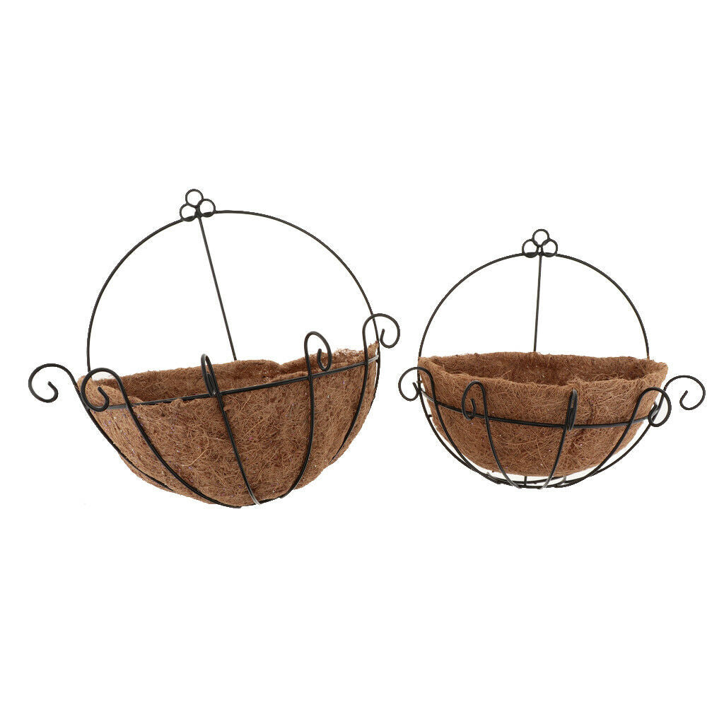 Hanging Flower Pot Basket Liner for Indoor/Outdoor Garden Balcony Decor M