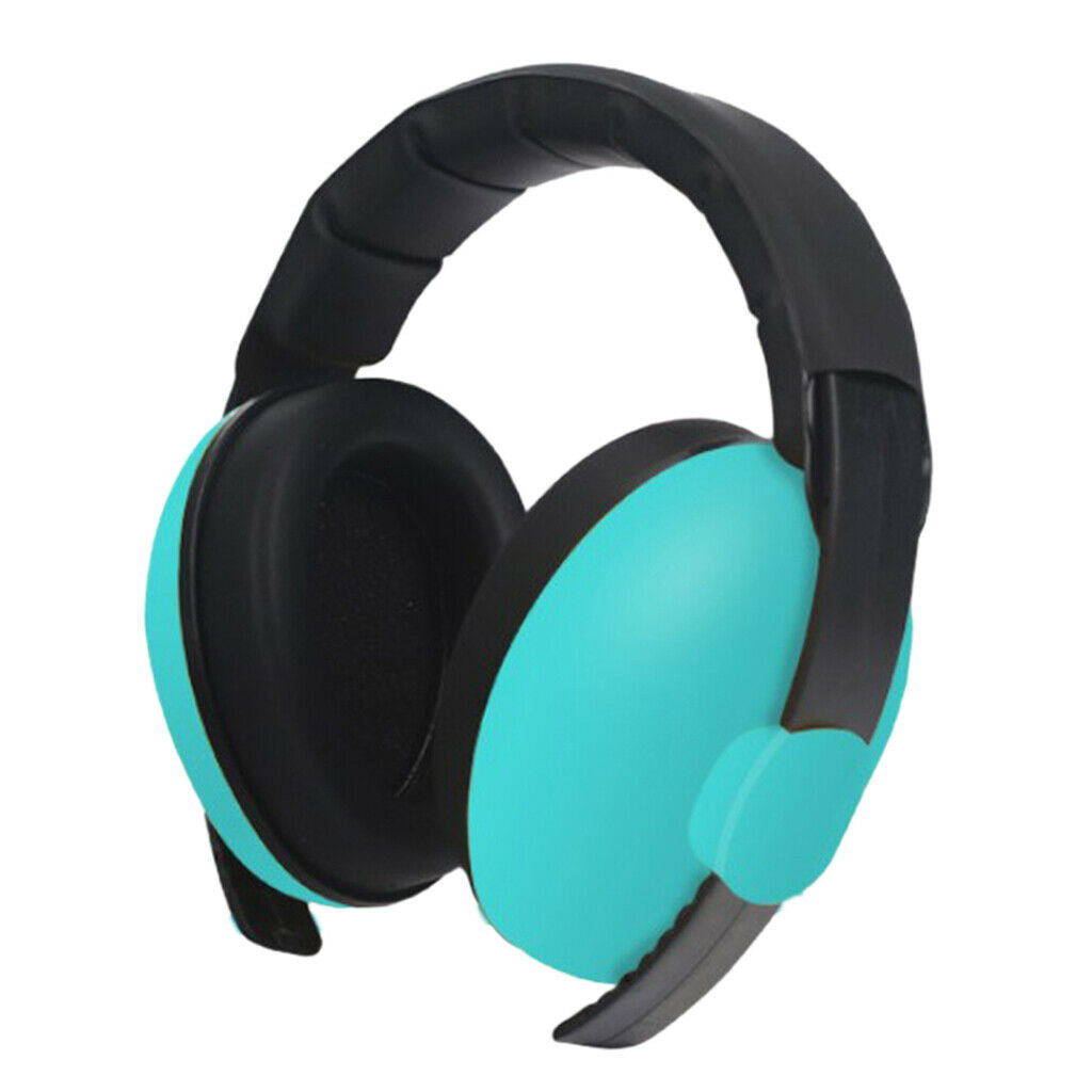 2x Kids Ear Defenders Noise Reduction Protector Muff Earmuffs Green