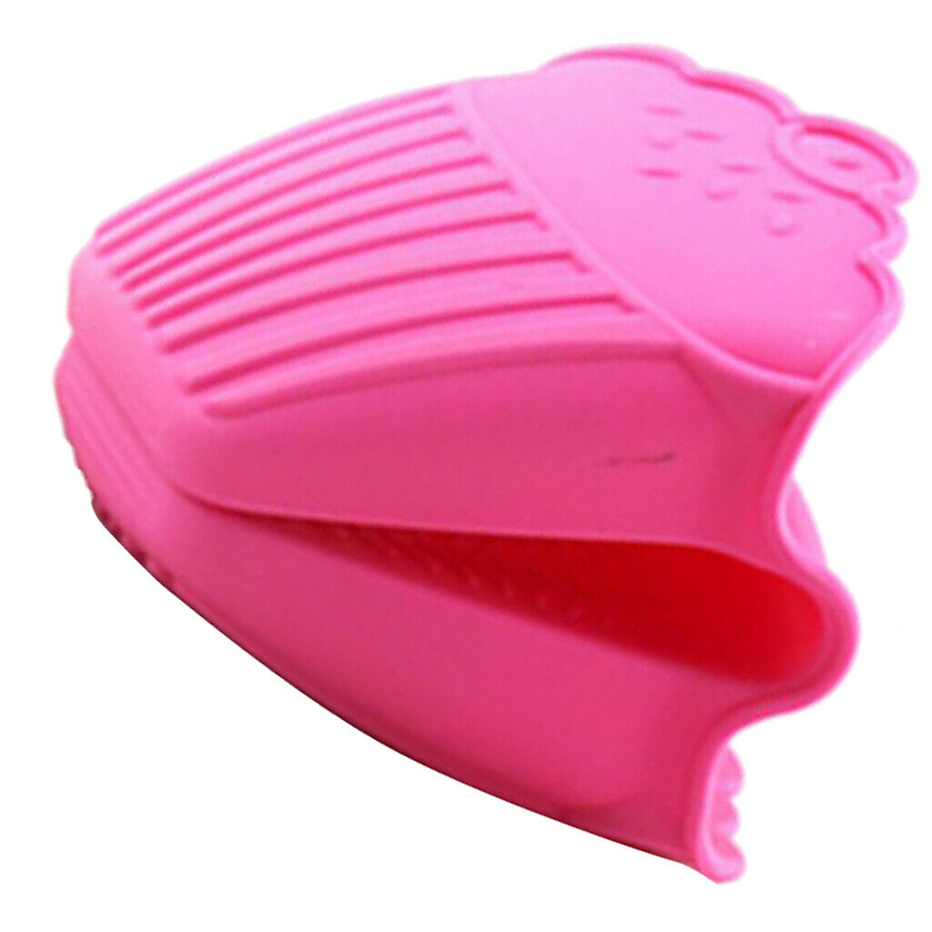 Silicone Hot Pot Holder Oven Grip Pinch Mitts Finger Tab Protector Potholder