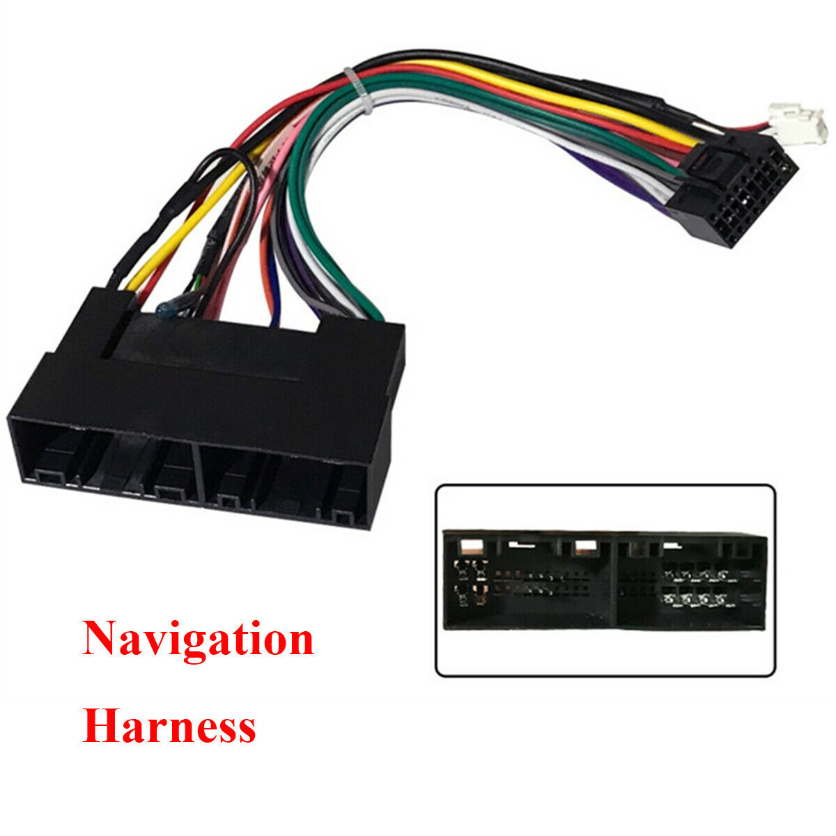 For Hyundai Sonata/ IX35/ Tucson 16 PIN Car Audio Navigation Power Cable Adapter