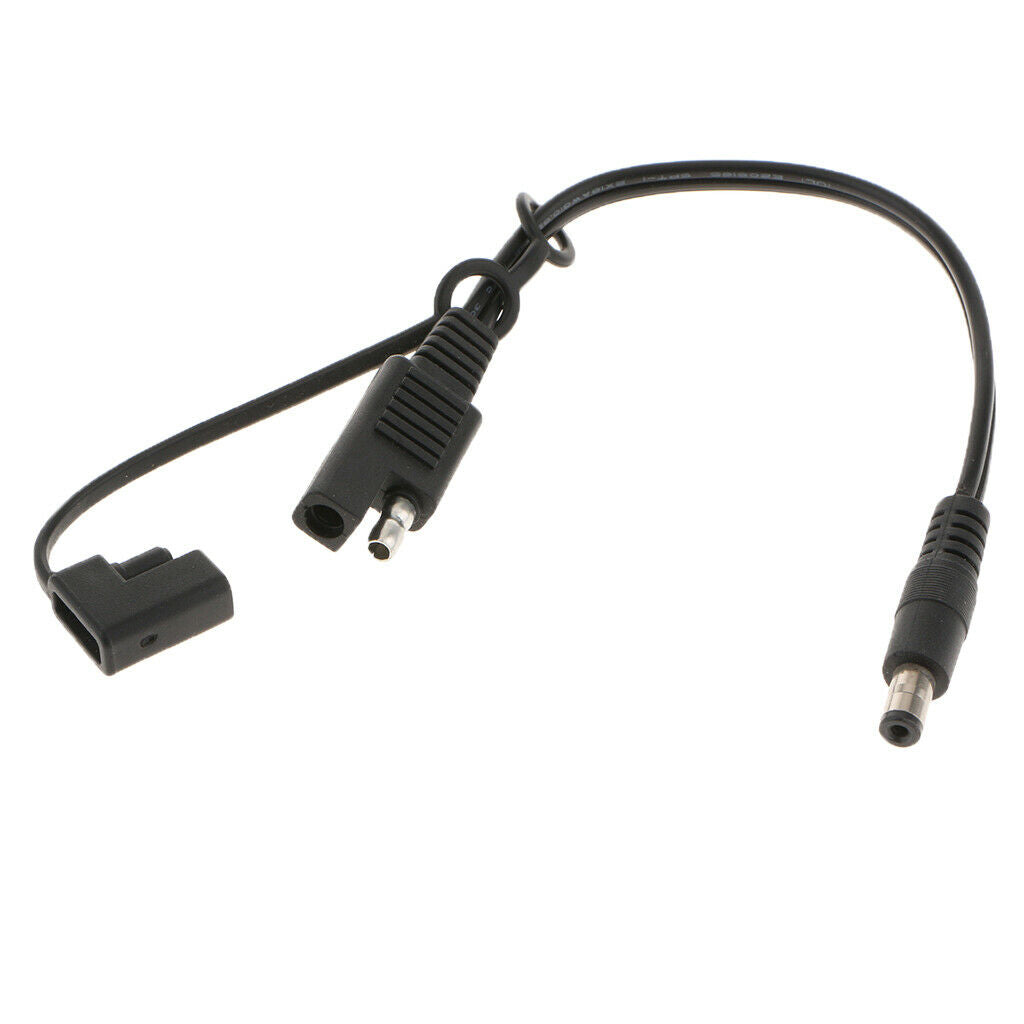 18AWG 10A SAE to DC5521 Power Adapter Cable for Car Solar Battery 200mm