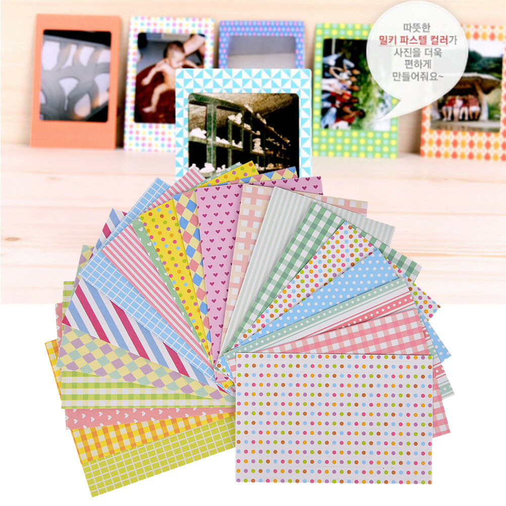 20X Cute Film Photo Book Tape Paper Diary Scrapbook Craft Home Decor Stick.l8