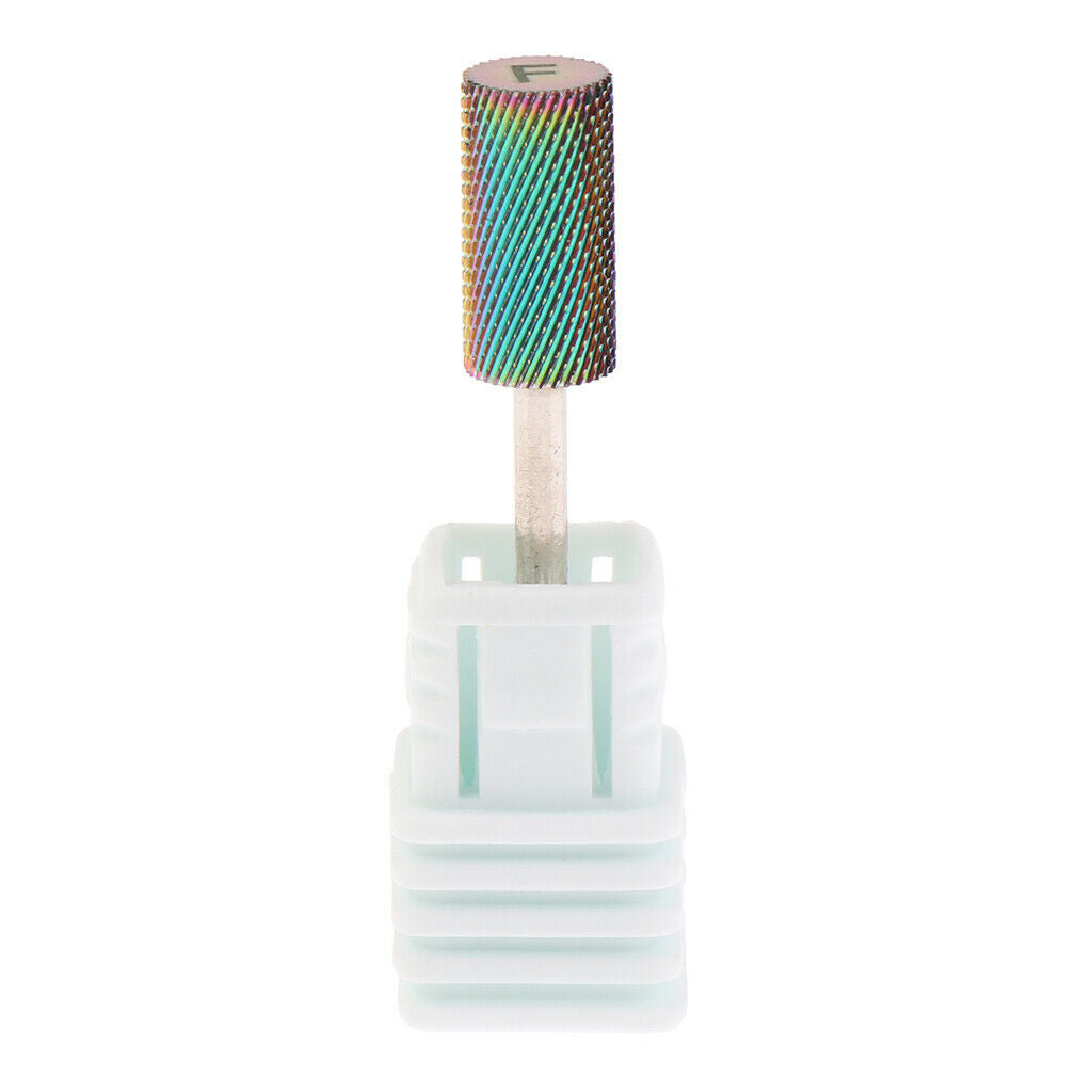 6 Sizes Nail Drill Bit Diamond Cuticle Clean Electric Files Buffing Tool XXC