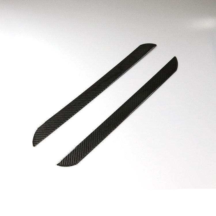60CM+25CM Carbon Fiber Front Rear Car Scuff Plate Door Panel Step Sill Protector
