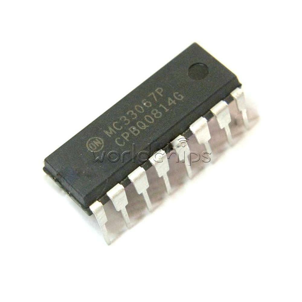 10PCS MC33067P MC33067 ON Semi Resonant Controller DIP-16 IC Chip US