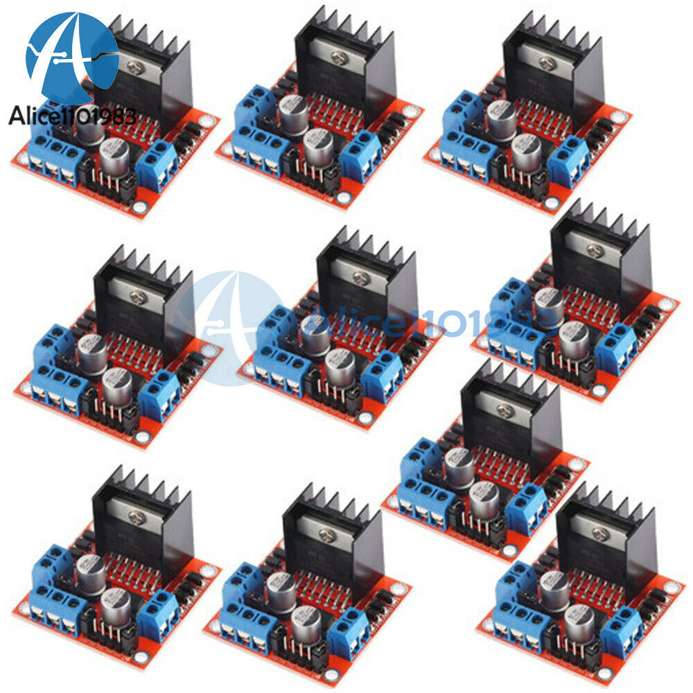 10PCS Stepper Motor Drive Controller Board Module L298N Dual HBridge for Arduino