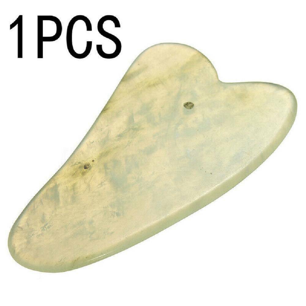 Traditional Ox Horn Guasha Massage Tools Body Muscle Soreness Pain Jade Gua Sha.