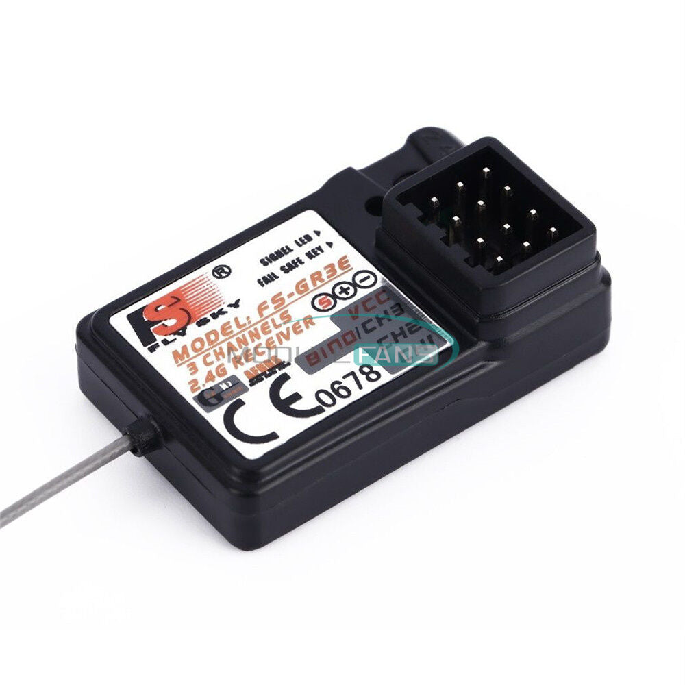 FlySky FS-GR3E 3CH 2.4G Receiver For RC Car Boat GR3C GT3B GT2 GT2E