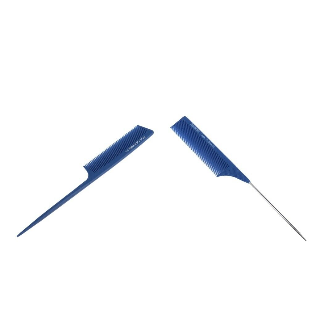 2Pcs Anti-static Teasing Combs Frizz Free Fine Tooth Perm Dye Coloring Brush