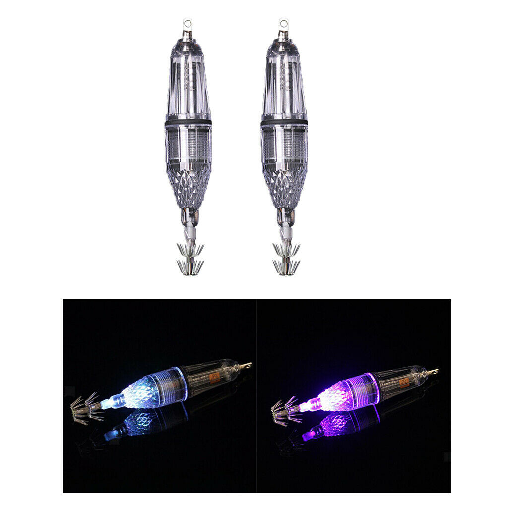 2Pcs 12cm Fishing Lures Catch Sea Fishing Squid Lures Hard Bait Shrimp Prawn