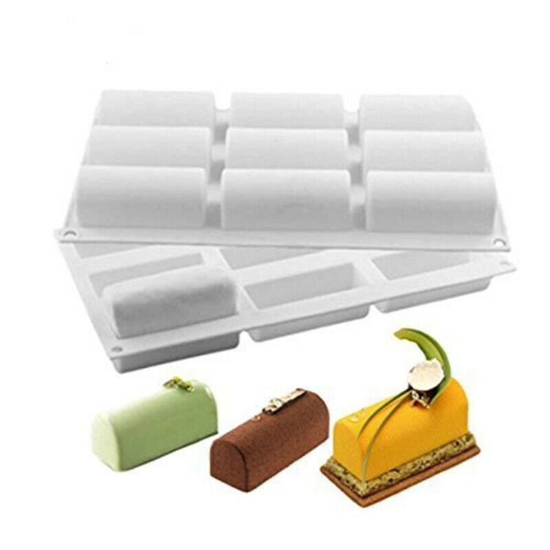 Silicone Mold Stick Shape for Chocolate Mousse Cake Dessert  DIY Baking M.l8