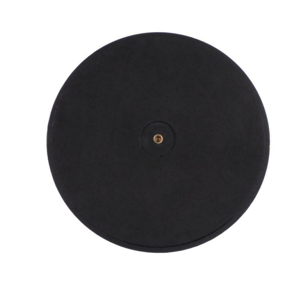 Silicon Rubber Drum Practice Pad 10 inch Size for Beginners Black
