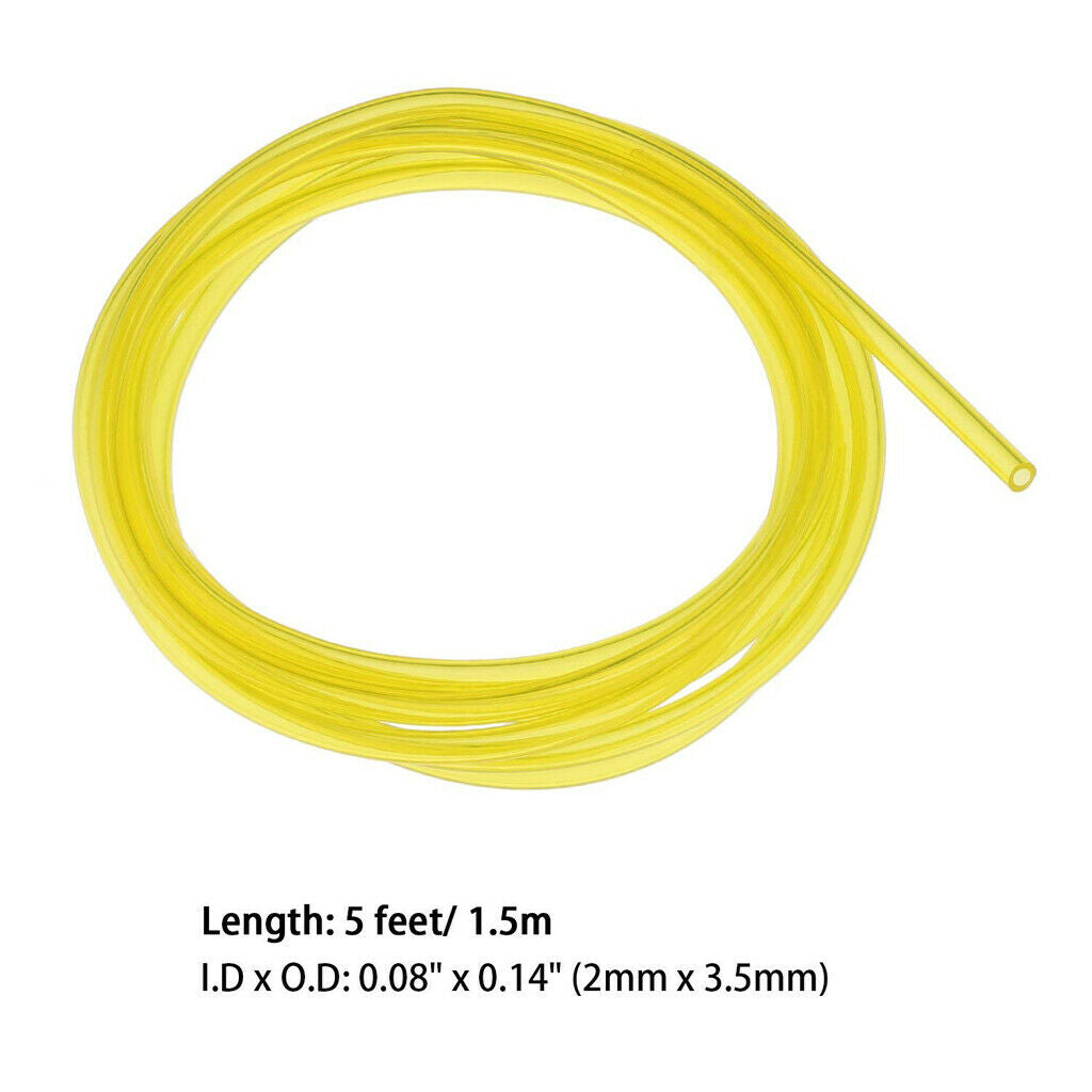 20-Feet Fuel Line Hose (4 Sizes) & 8Pcs Fuel Filters - Great Replacement set
