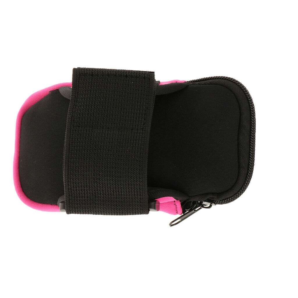 Sport Arm Bag Water Resistant Mobile Phone Holder Gym Waistband Pink