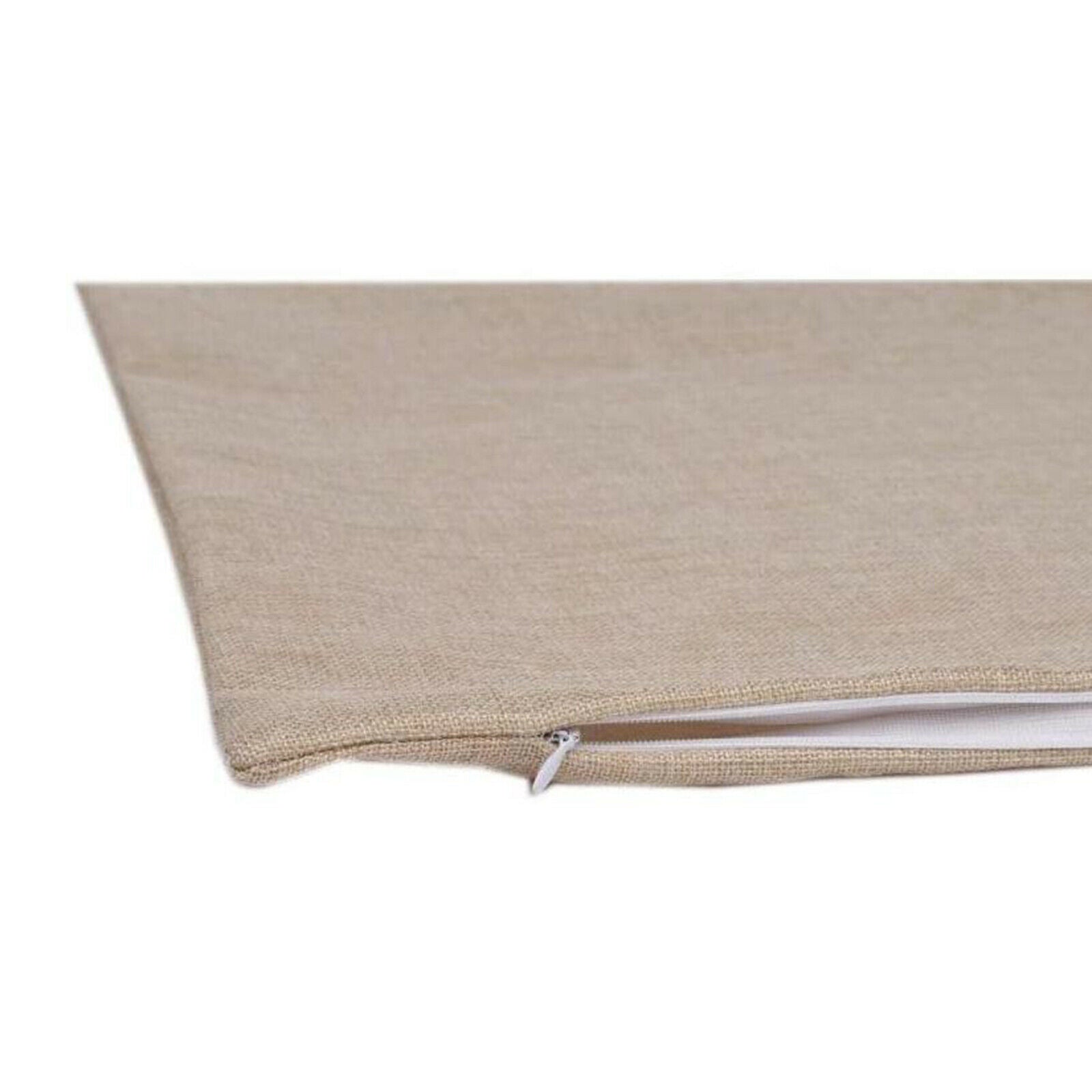 2Pack Linen Sublimation Pillow Cases with Invisible Zippers No Pillow Insert