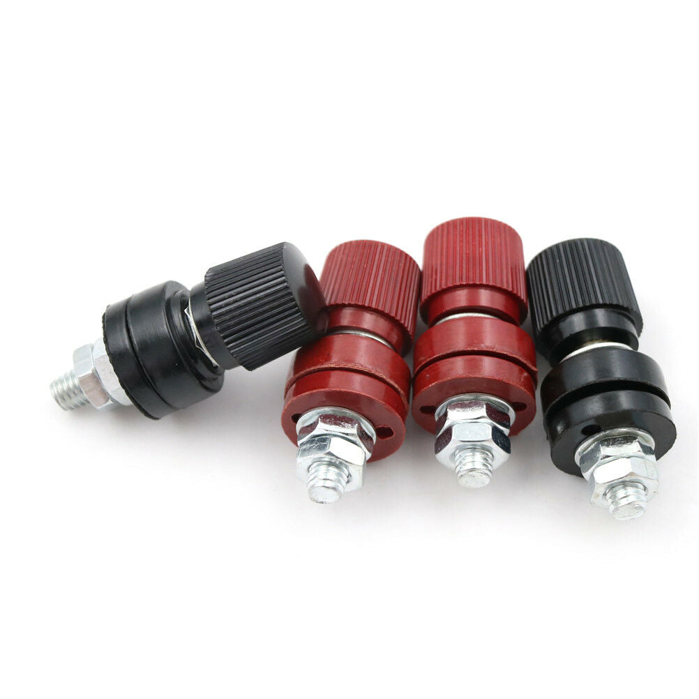 4pcs Terminal 6mm Screw M6 Power Supply Terminals Binding P XjSJCA