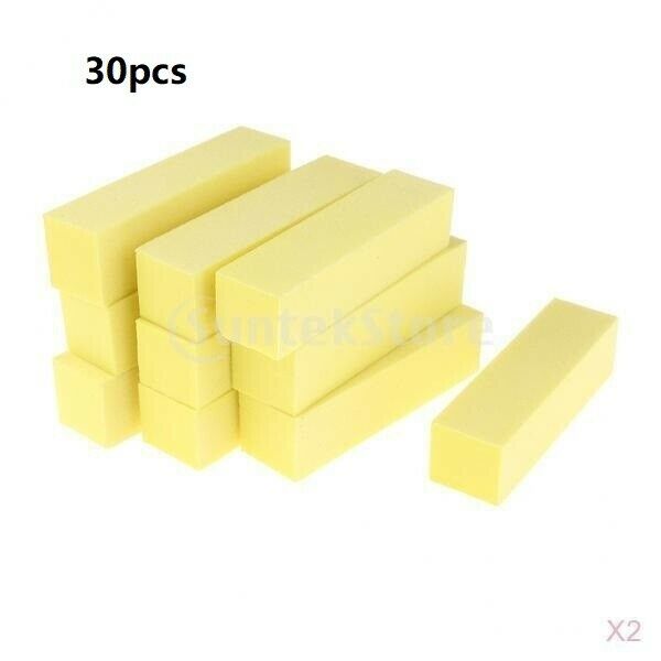30x Sanding Buffing Nail Polish Buffer Block Manicure Kit Pedicure Tools