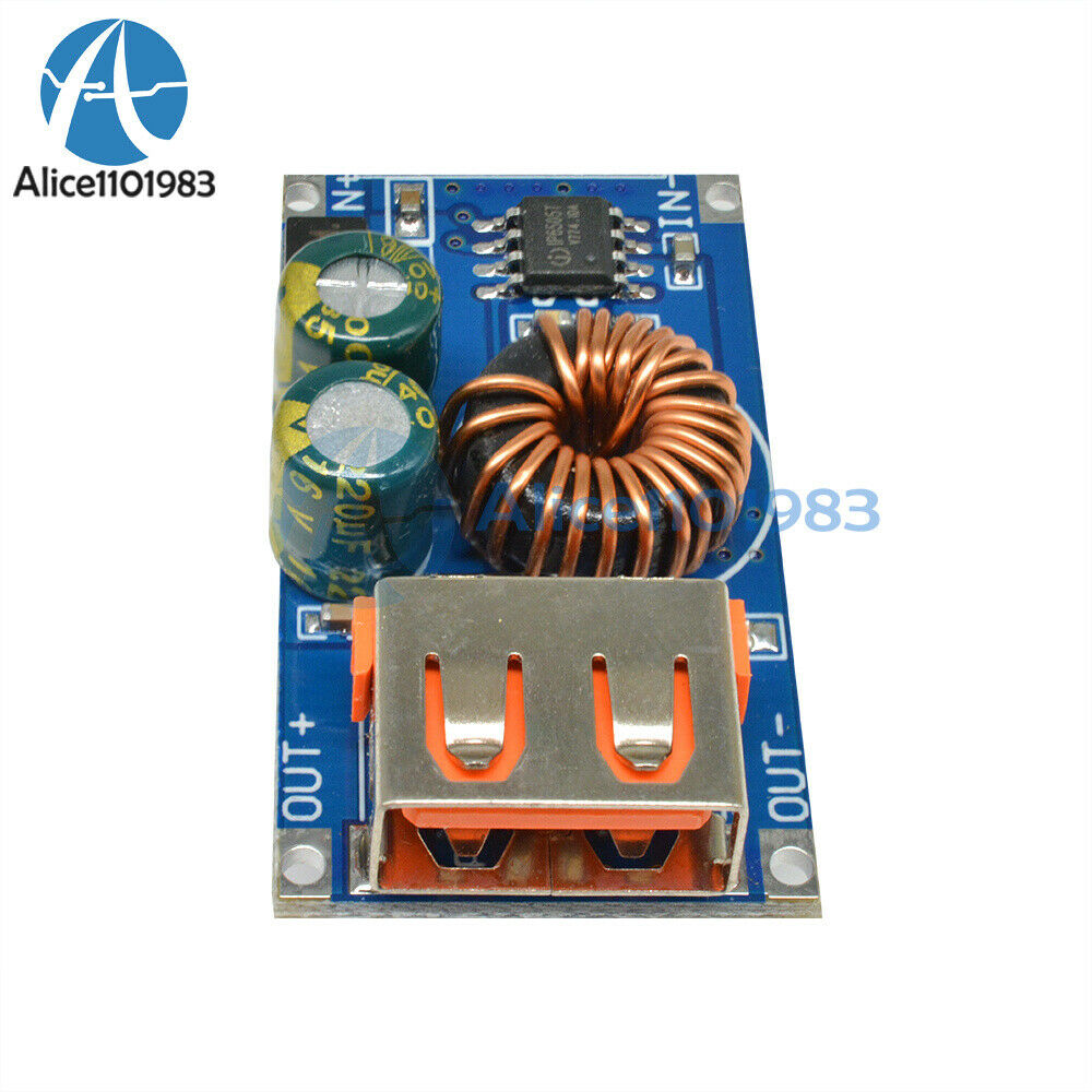 QC2.0 QC3.0 DC 6-32V USB Fast Charging Buck Step Down Power Converter Module Kit
