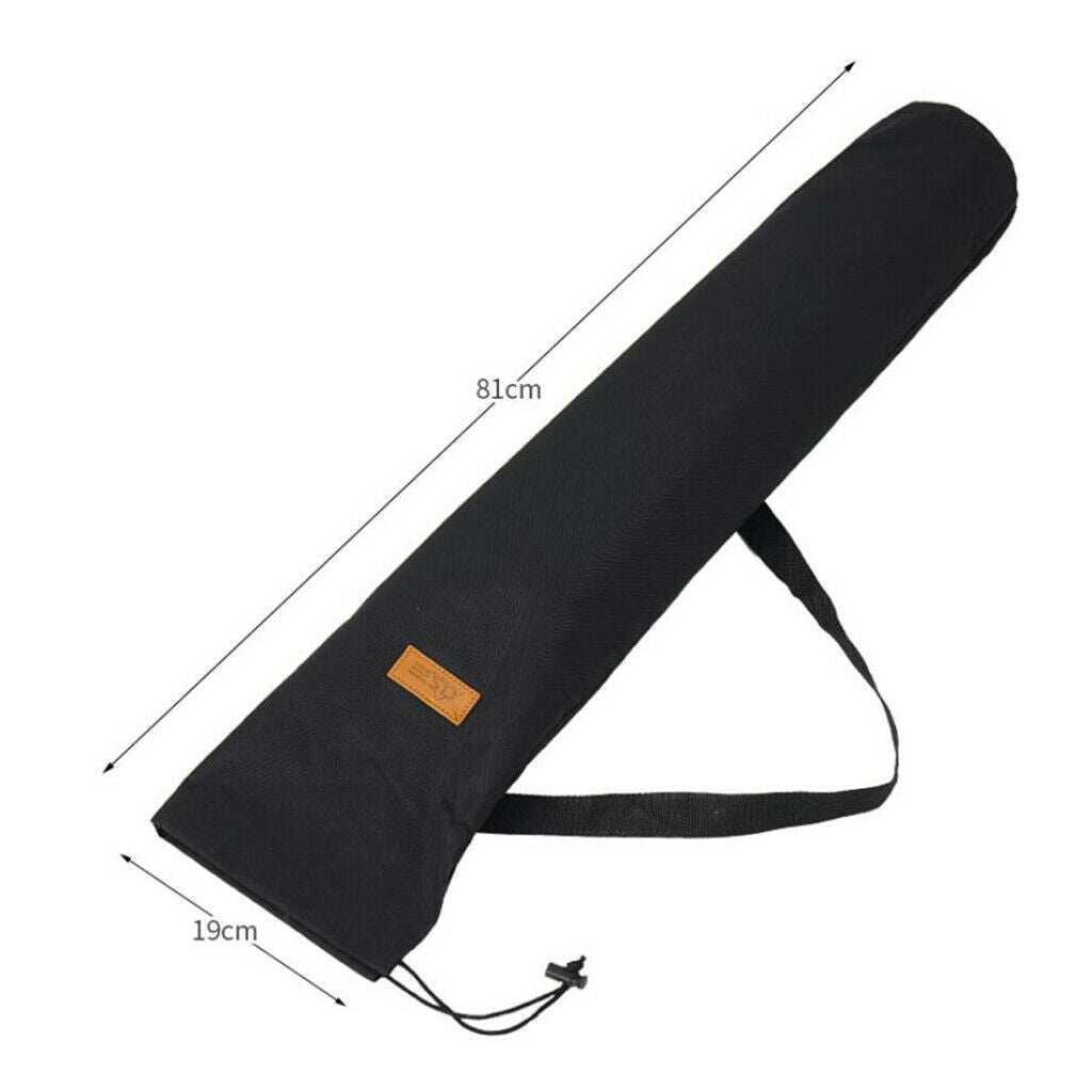 2X Waterproof Portable Tent Poles Holder Bar Rod Peg Container with Drawstring