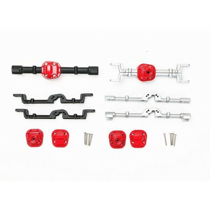 Metal Front & Rear Complete Axle with Stee Rod for MN D90 MN-90 MN99S MN99 1C3R5