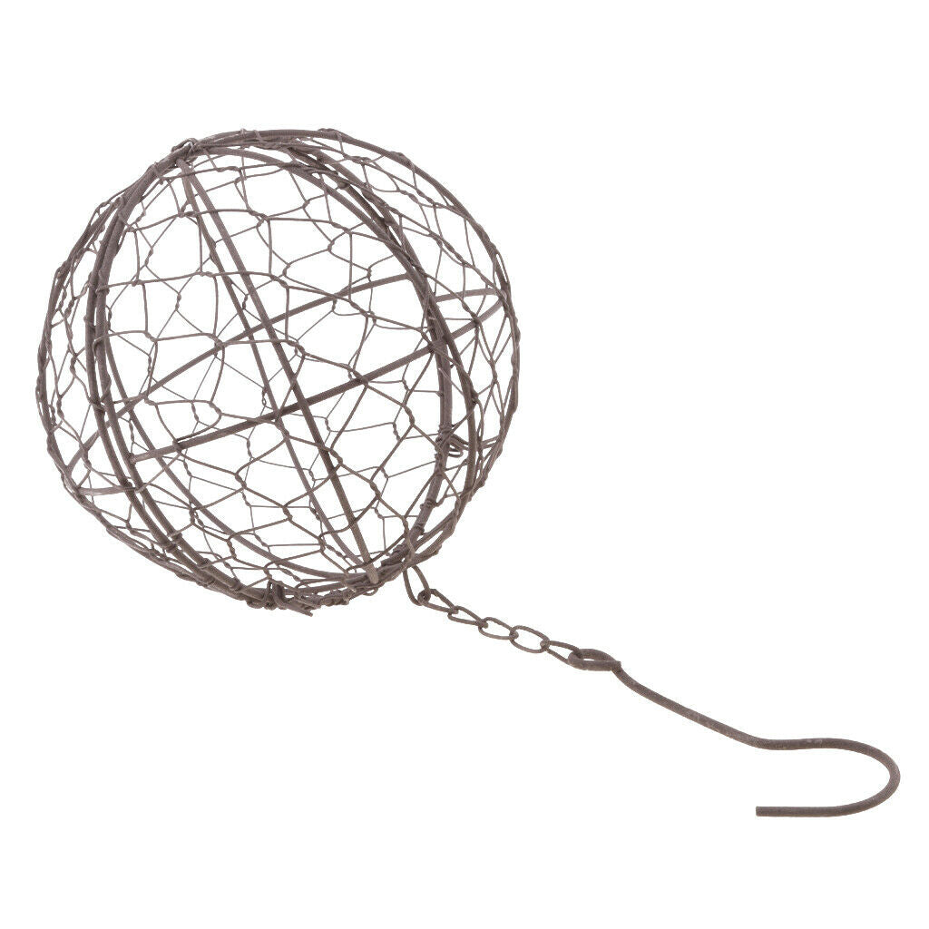 Moon & Ball Shaped Metal Wire Wreath Frame Form Hanger Pack of 6