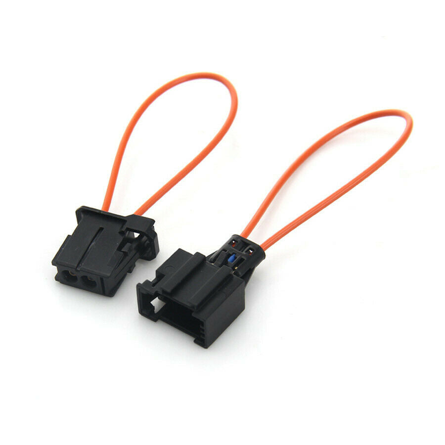 Stable Plastic Î¦1.0 Core Diagnostic Fiber Optic Loop Male & Female Plug Adapter