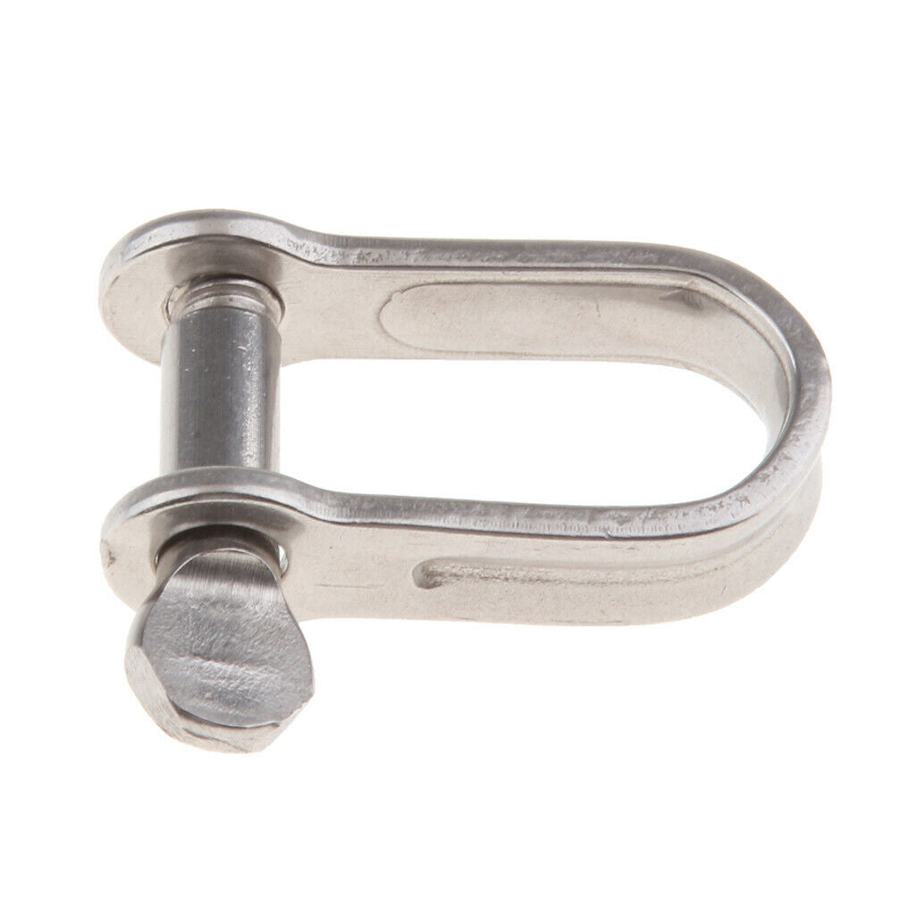 6mm Stainless Screw Pin Bow Shackle Corrosion Resistance for Marine or Yacht